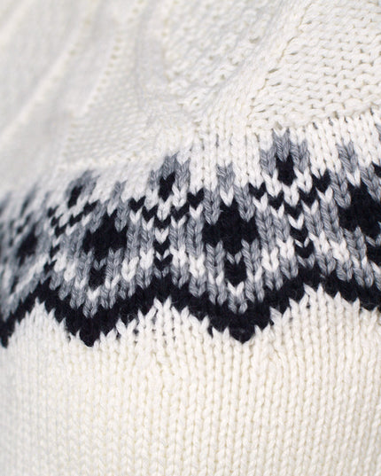 Women's Eiffel Sweater in Organic Cotton for Christmas