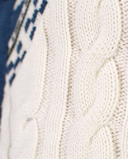 Women's Dream Cottage Cardigan in Organic Cotton for Christmas