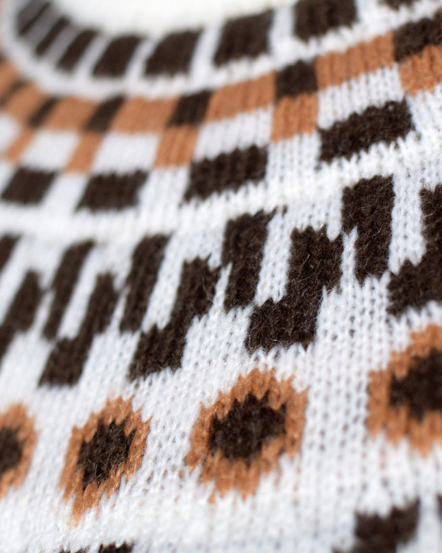 Kvinders mohair uld sort skov-sweater