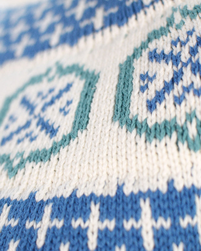 Kvinders økologisk bomuld gletsjer-sweater