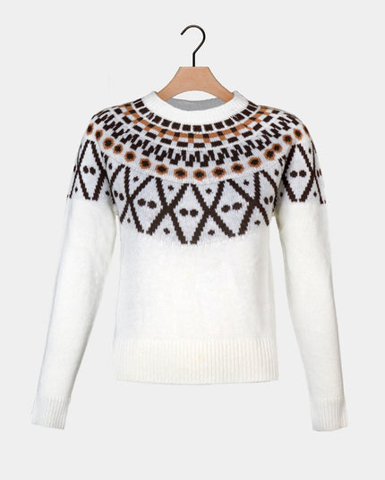 Women's Black Forest Sweater in Mohair Wool for Christmas