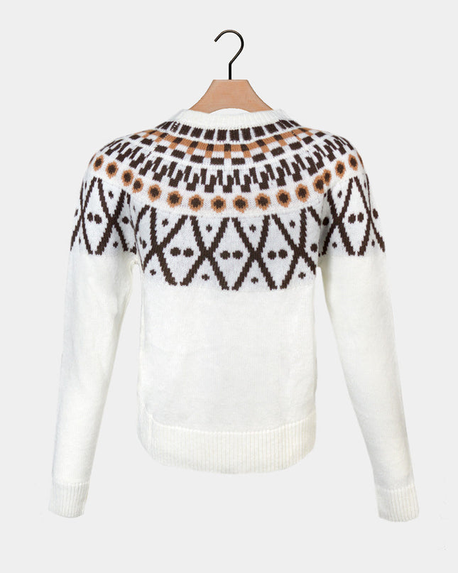 Women's Black Forest Sweater in Mohair Wool for Christmas