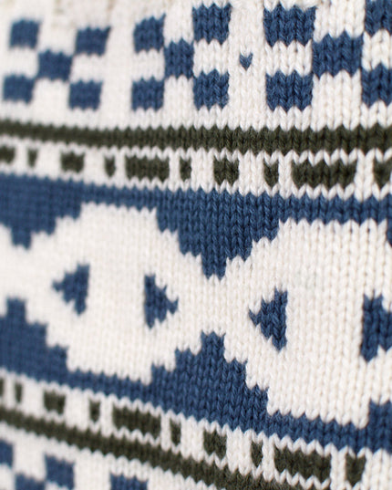 Men's Dream Cottage Cardigan in Organic Cotton for Christmas