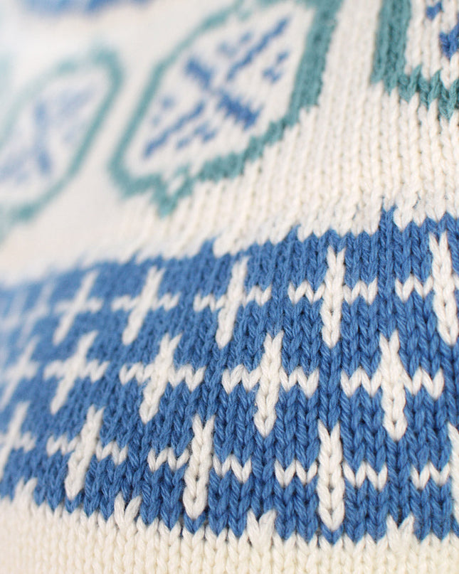 Kvinders økologisk bomuld gletsjer-sweater