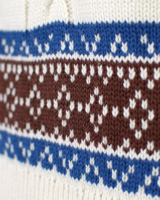 Suéter Cardigan de Algodón Orgánico para Mujeres con Reno