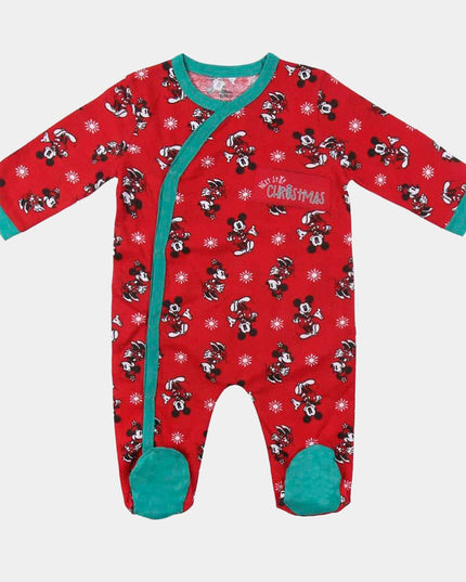 Red Mickey Baby Pajamas