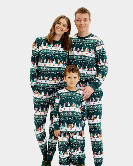 Family Green Jolly Christmas Pajamas