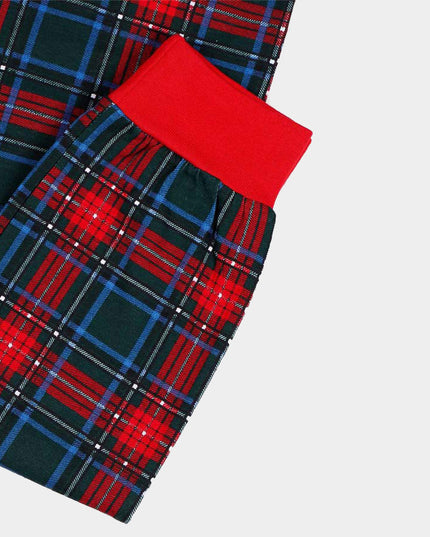 Red Christmas Pajamas with Smile for Girls