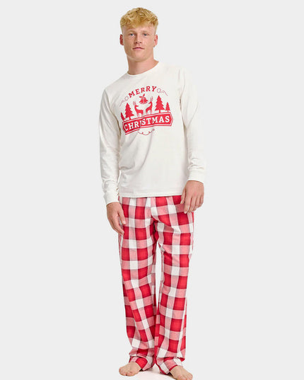 Unisex Glædelig Jul Pyjamas til Voksne