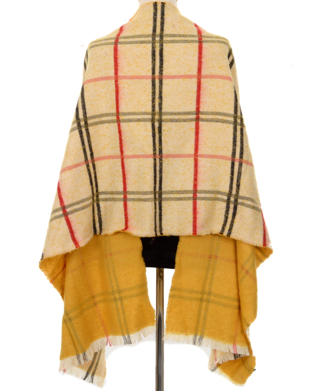 Yellow Plaid Scarf