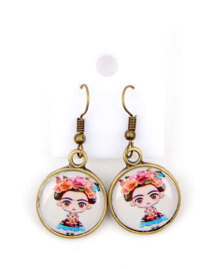 Frida Kahlo IV Medium Earrings