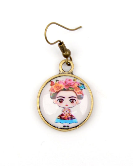 Frida Kahlo IV Medium Earrings