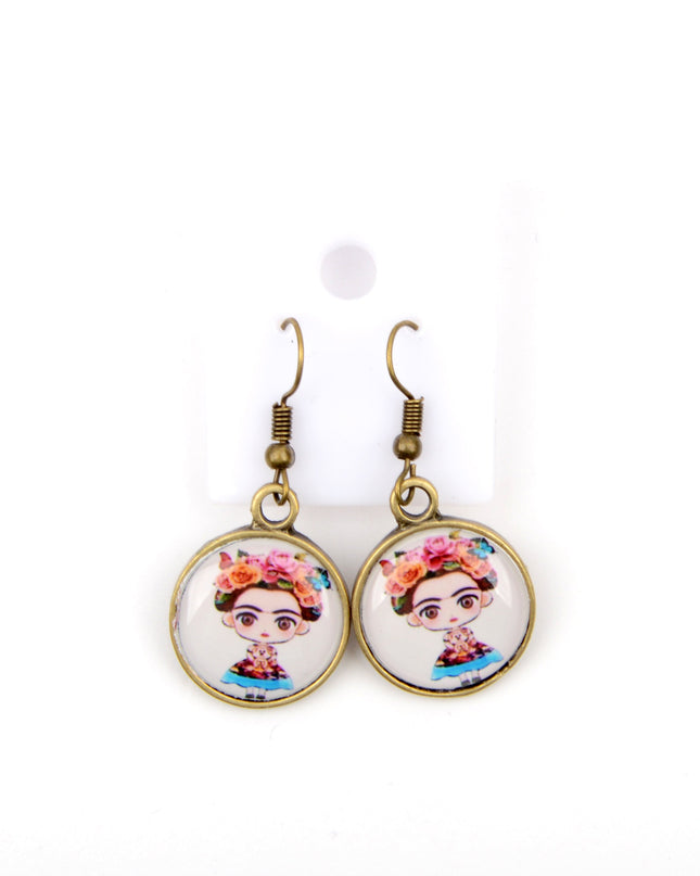 Frida Kahlo IV Medium Earrings