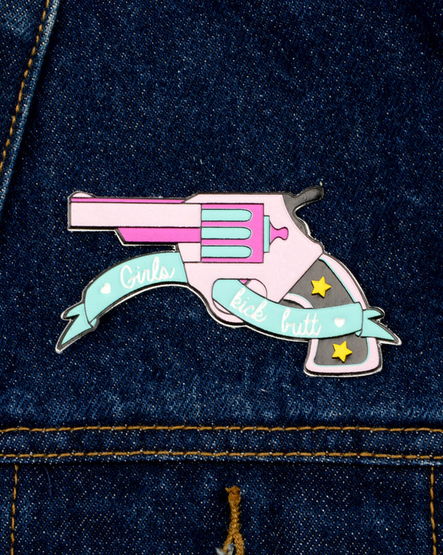 Matrica - Girls Kick Butt Sticker para Mujeres