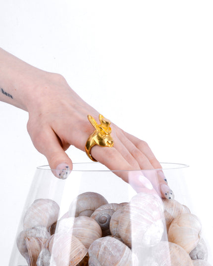 Mr. Bunny Copper Ring