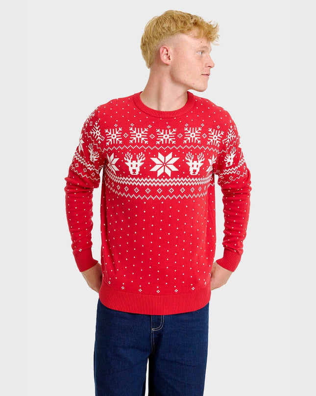 Scandinavian Men's Christmas Sweater for Festive Fun
