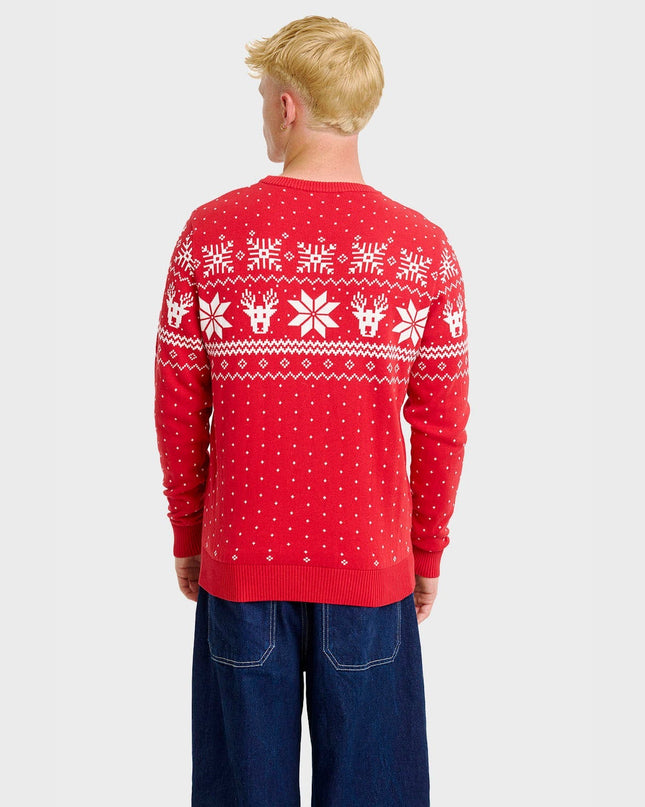 Scandinavian Men's Christmas Sweater for Festive Fun