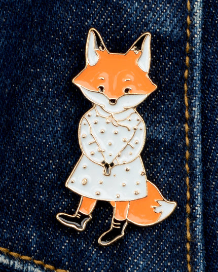 Fox Girl Enamel Pin