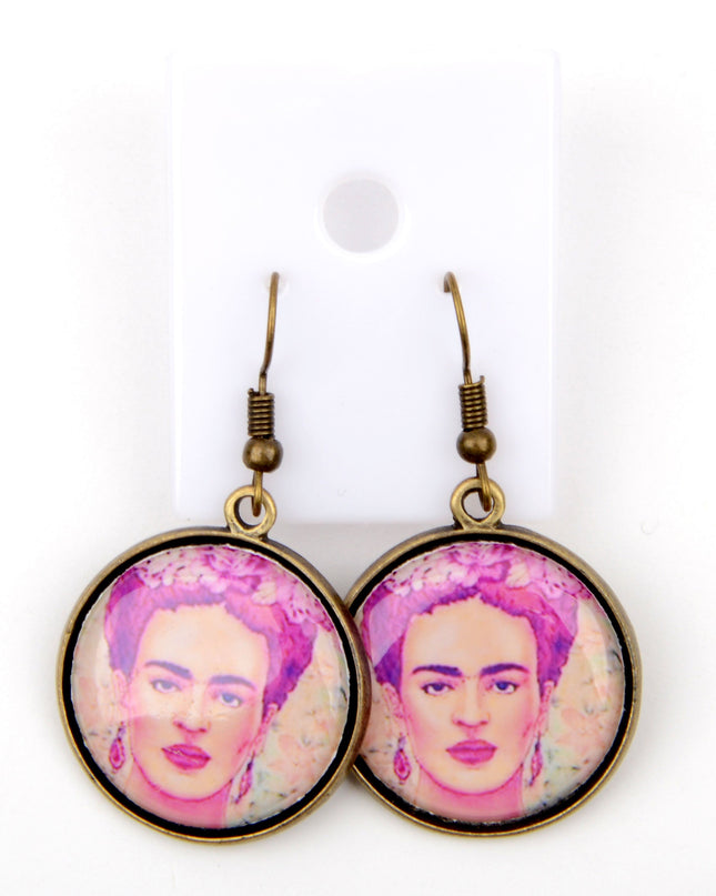 Frida Art Earrings for Women