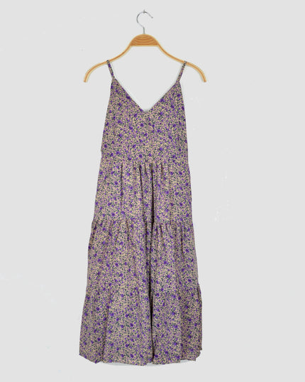 Lilla Blomster Sommerkjole