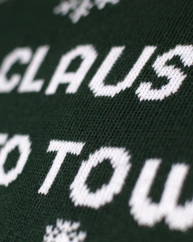 Men's LED Christmas Sweater "Santa is Coming to Town"