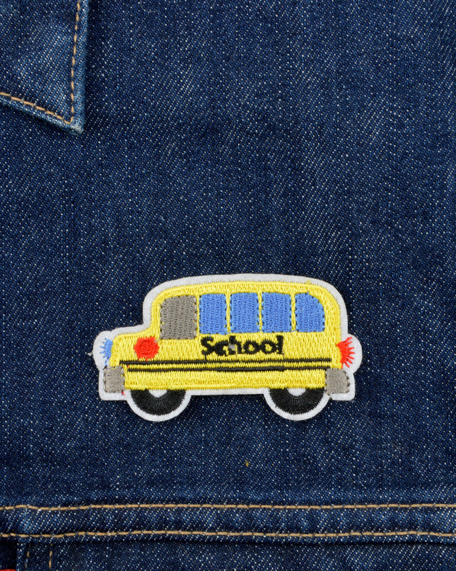 School Bus Patch - Fun and Thematic