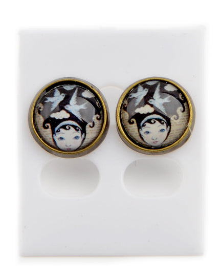 Dekorative Øreringe Havfrue