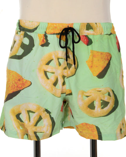 Chips Print Shorts - Fun Summer Look