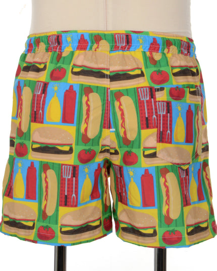 Pantalones cortos de impresión de parrilla de verano