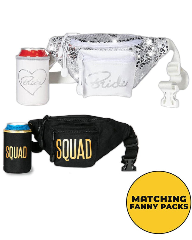 Bride & Squad Bachelorette Fanny Packs