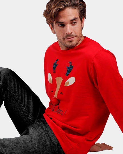 Sudadera de Navidad para hombres diseño Oh Deer