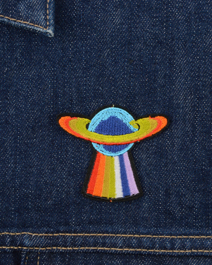Felvarró - Planet Sjovt Rum Patch