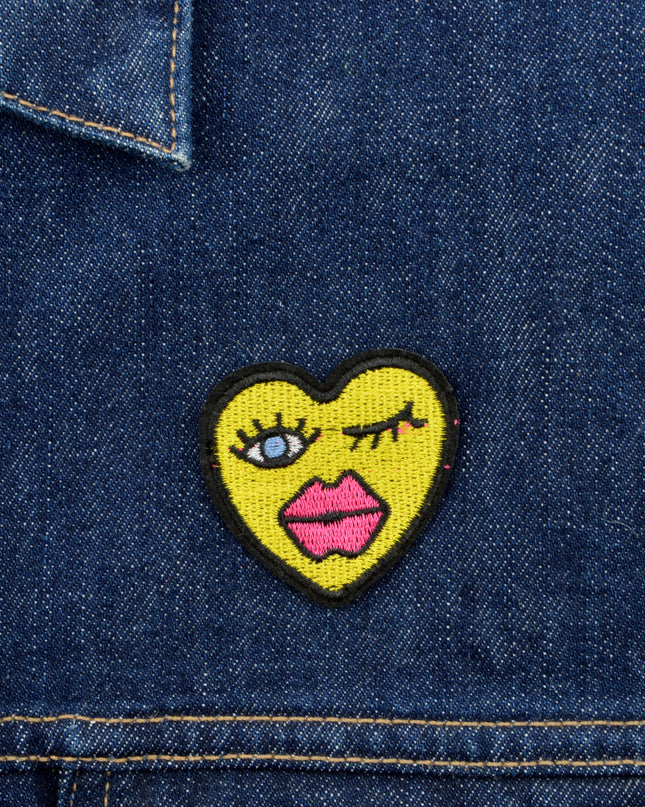 Hjerte Patch Hoved til Valentinsgave til Ham eller Hende