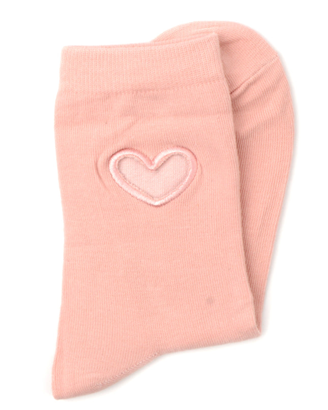 Heart Socks - Zokni Pink Design