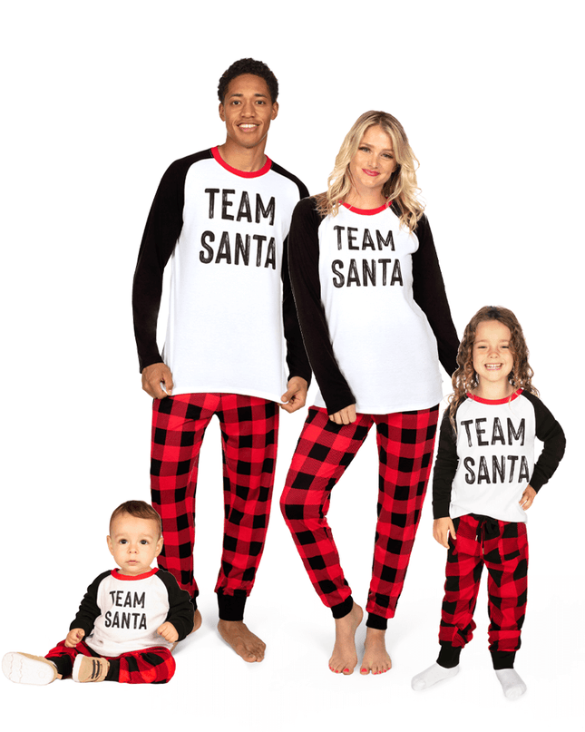 Matching Team Santa Family Pajamas