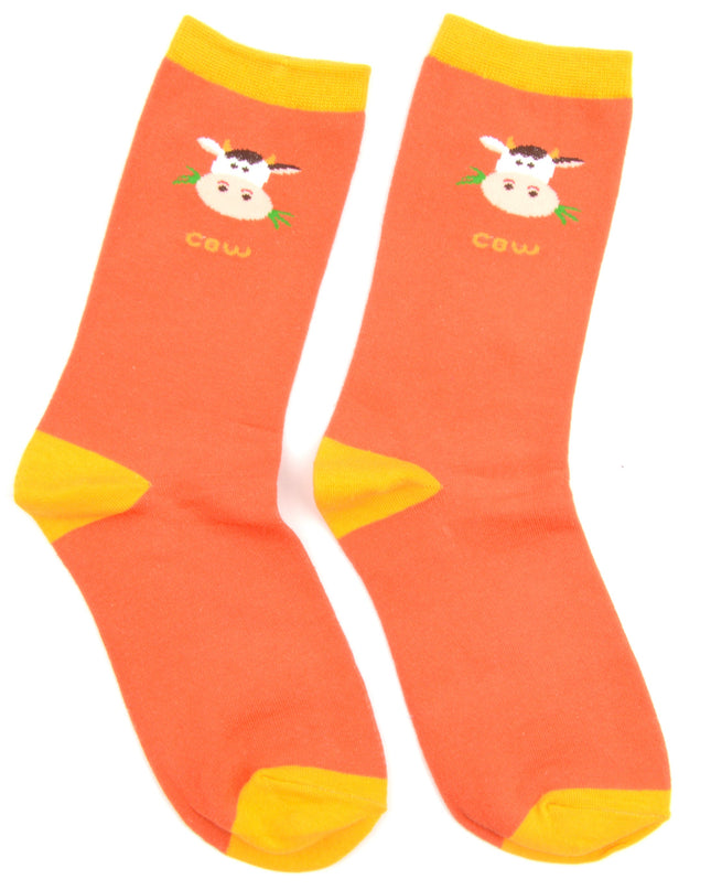 Cow Fun and Festive Socks