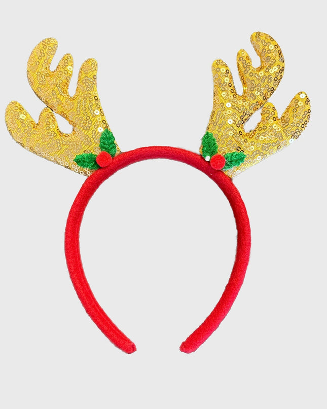 Gold Christmas Hair Clip