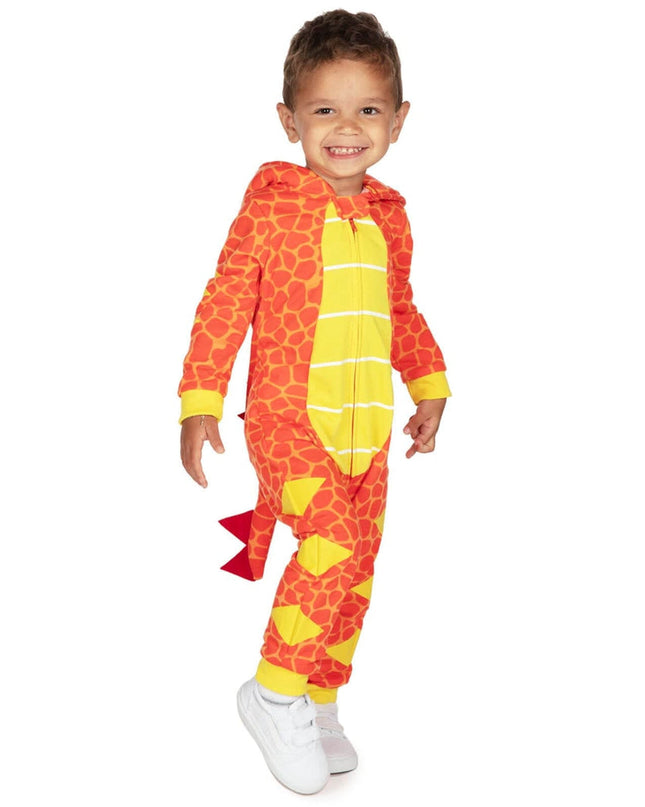 Tumling Drengs T-Rex Dinosaur Kostume