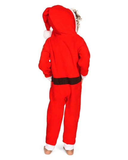 Tumling Piges Santa Jumpsuit Med Pels