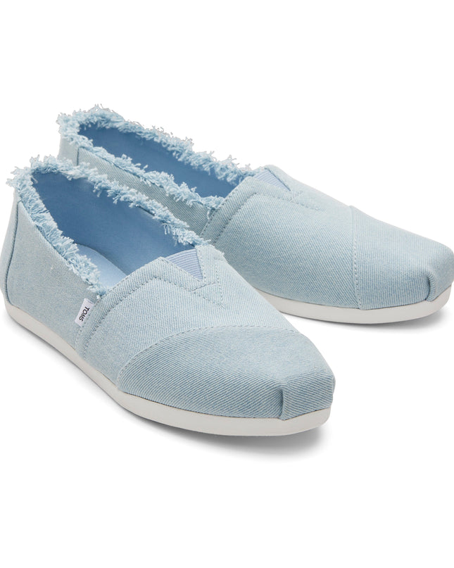 TOMS Alpargata - Pastel Blue Washed Denim