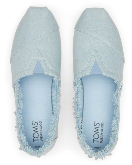 TOMS Alpargata - Pastel Blue Washed Denim