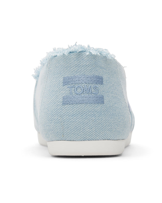 TOMS Alpargata - Pastel Blue Washed Denim