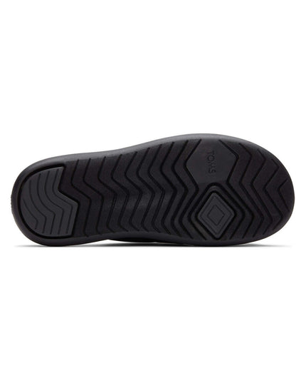 Black Mallow Crossover Alpargata Slippers by TOMS