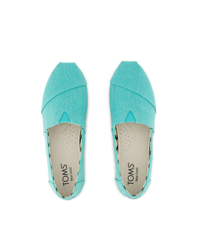 TOMS Alpargata Classic - Aqua Heritage Canvas