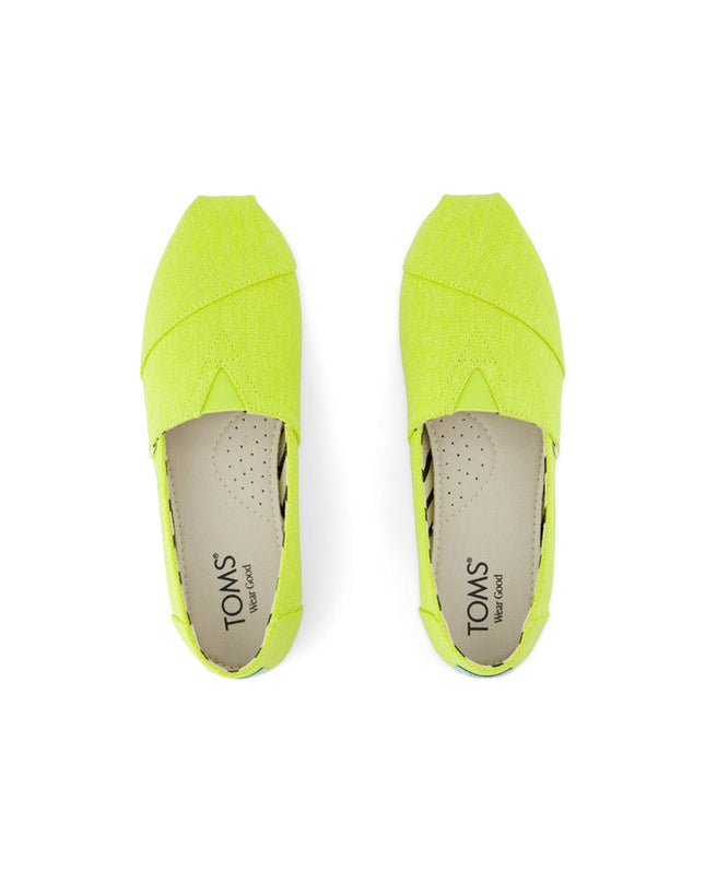 TOMS Alpargata Classic - Lime Heritage Canvas
