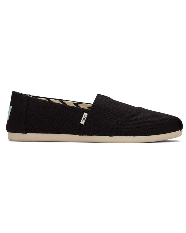 TOMS Recycled Cotton Canvas - Black Slippers