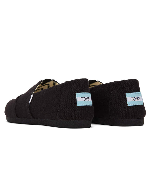 TOMS Recycled Cotton Canvas - Black Slippers