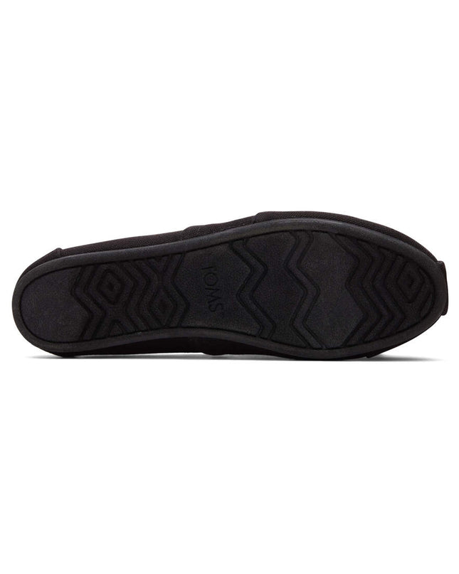 TOMS Recycled Cotton Canvas - Black Slippers