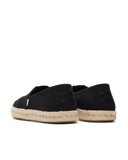 TOMS Alpargata Rope 2.0 - Black Recycled Cotton