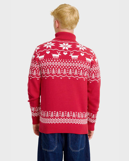 Men's Greenland Christmas Turtleneck Sweater